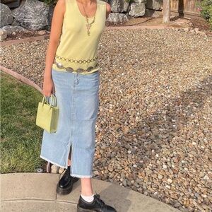 Dr. Martens Black Leather Oxfords with Yellow Stitching